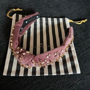 Lele Sadoughi Pink Crystal Headband